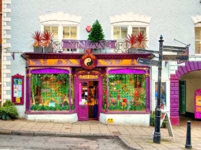 Glastonbury Town Quirky Shops